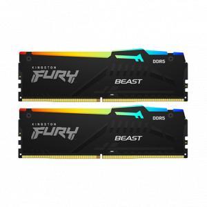 Модуль памяти Kingston FURY Beast RGB 32GB Kit (2x16GB) DDR5/6000MHz DIMM