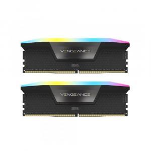 Модуль памяти Corsair VENGEANCE® RGB 32 GB (2x16 GB) DDR5 DRAM 6000 МГц C40 — black