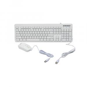 Комплект клавиатура+мышь AVTECH PRO C302 (White)