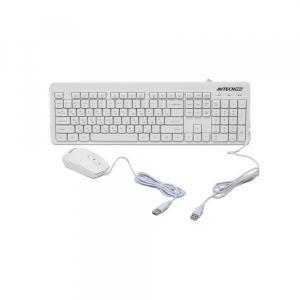 Комплект клавиатура+мышь AVTECH C302 White